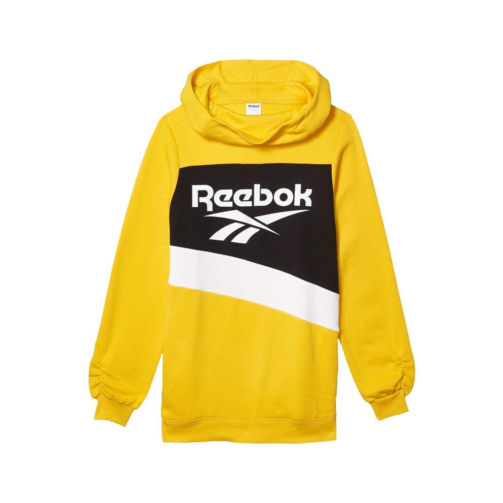 Reebok Classics Vector Hoodied Dress  Toxic Yellow  Small