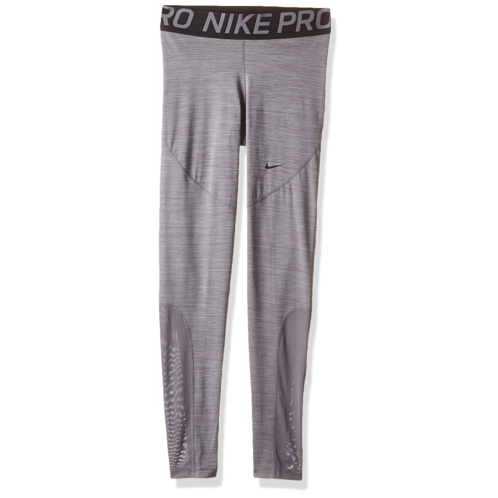 NIKE Women's Pro  Gunsmoke/Heather/Black/Black  S