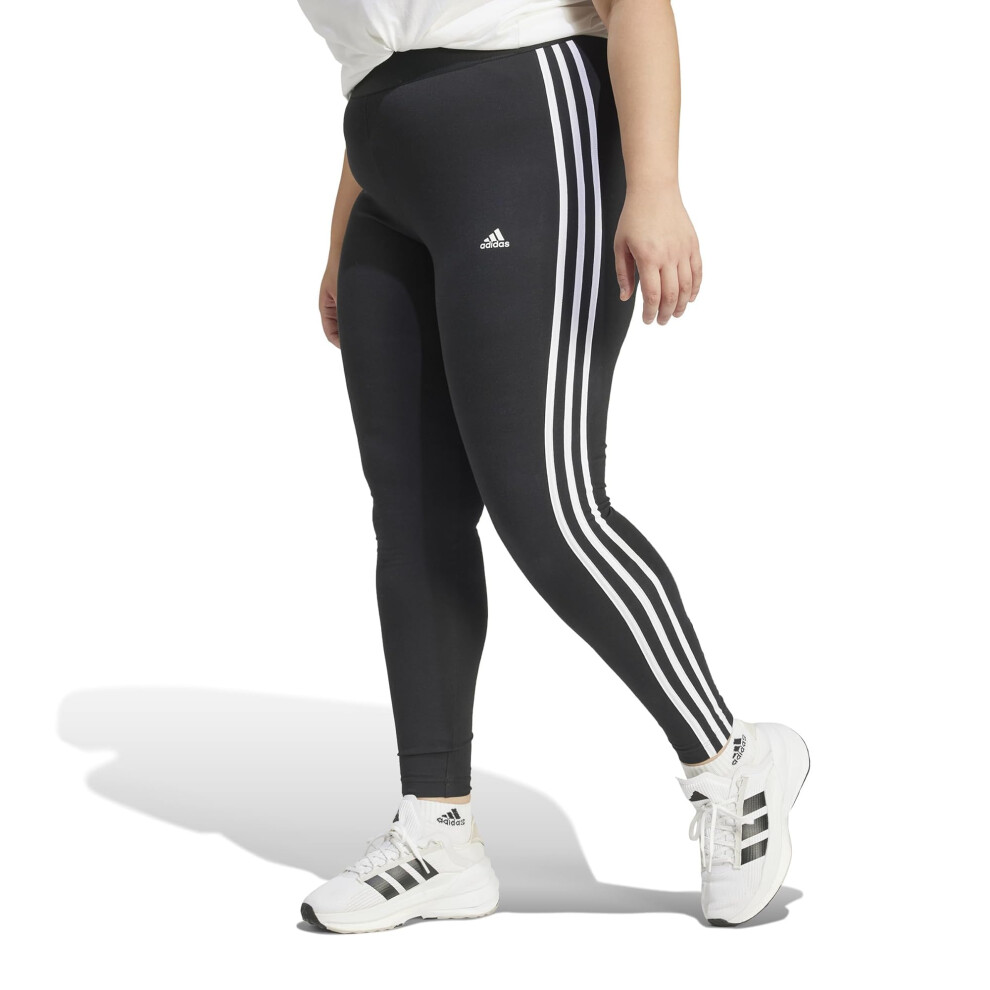 adidas Women's Essentials 3-stripes Leggings  Black/White  Small