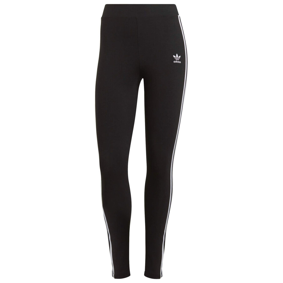 adidas Originals womens 3-stripes Leggings Tights  Black/White  X-Smal