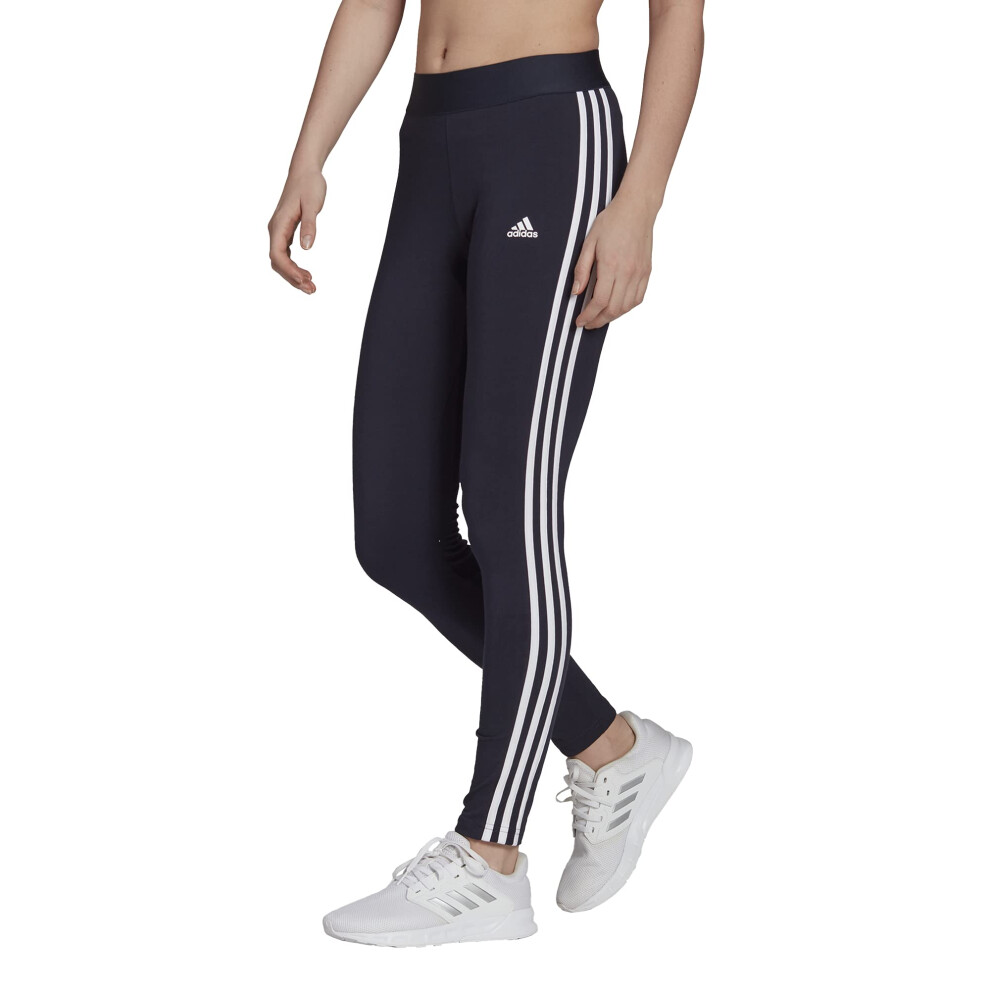 adidas Women's Standard Loungewear Essentials 3-Stripes Leggings  Lege