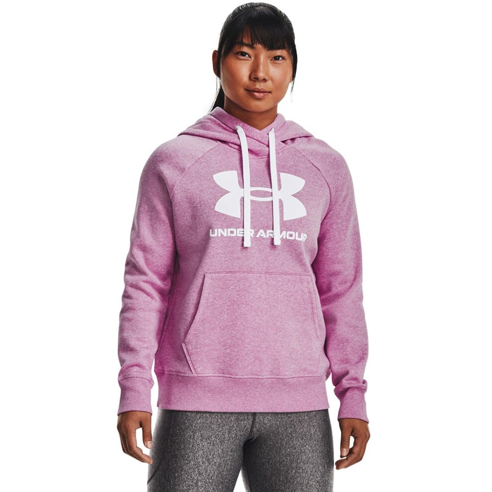 Under Armour Womens Rival Fleece Logo Hoodie  (537) Jellyfish Medium H