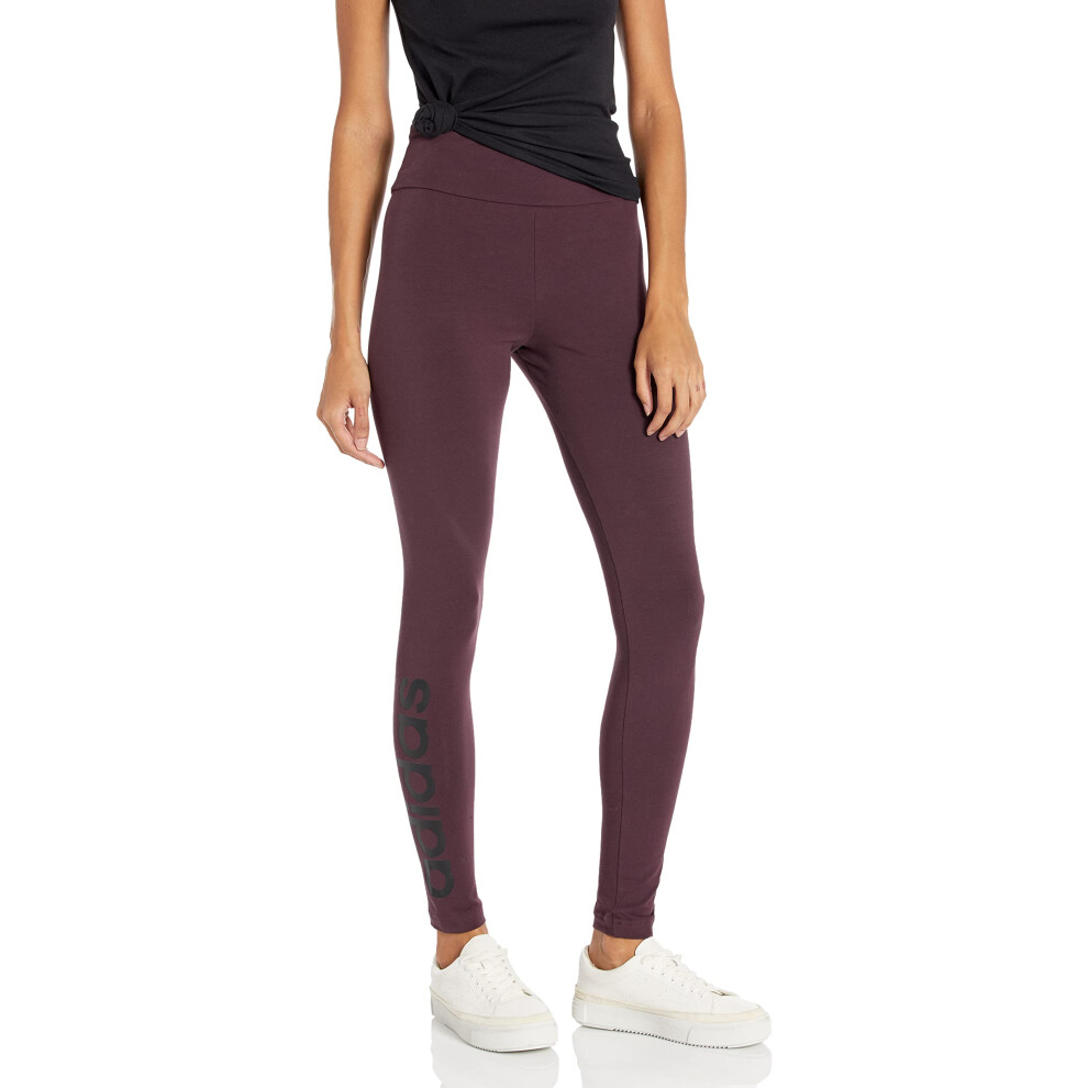 adidas Women's Loungewear Essentials High-Waisted Logo Leggings  Shado