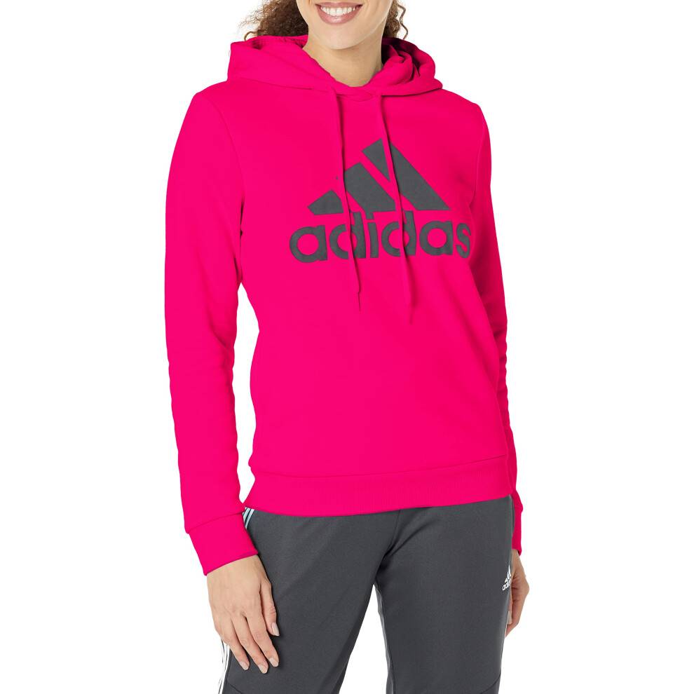 adidas Women's Standard Loungewear Essentials Logo Fleece Hoodie  Team