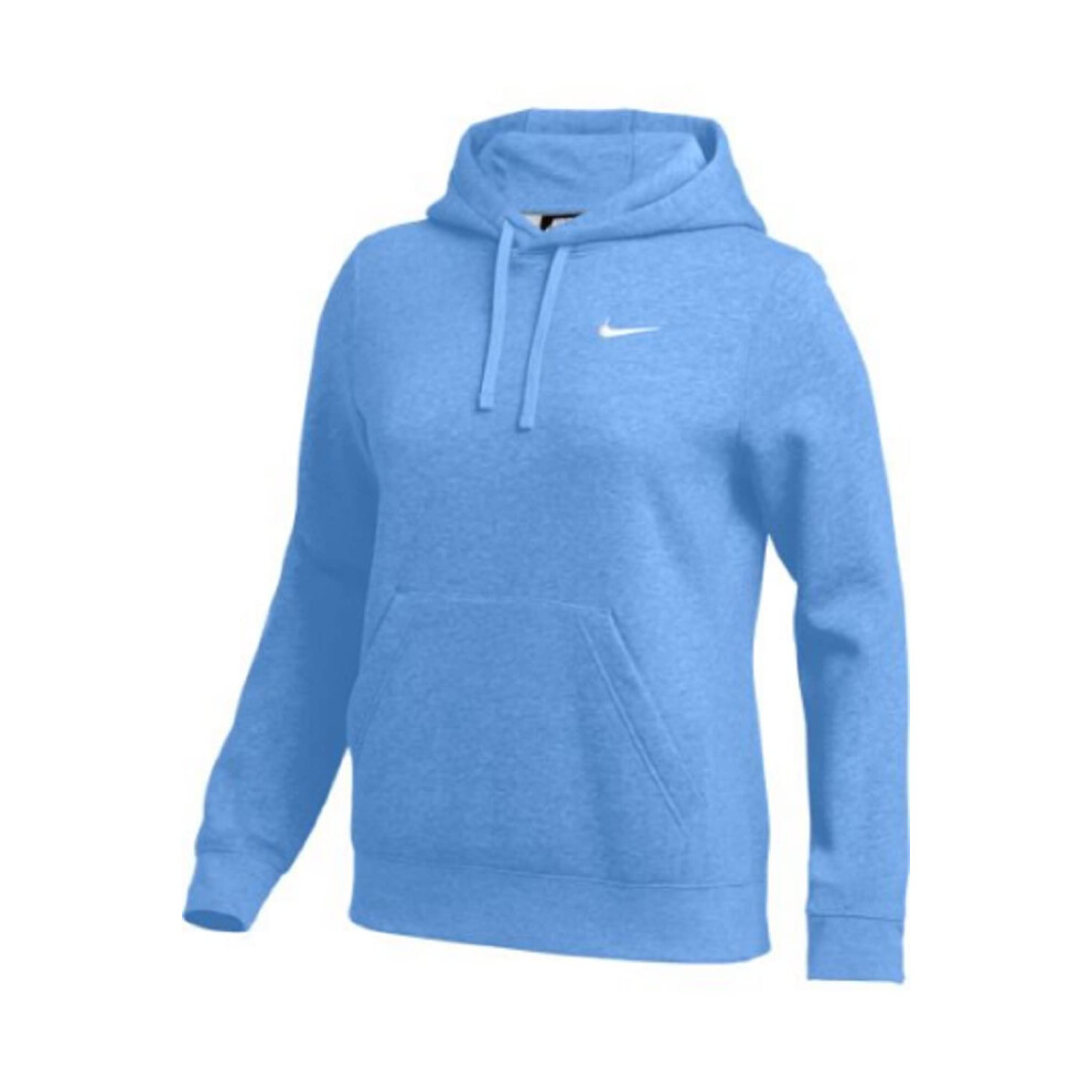 Nike Womens Pullover Fleece Hoodie (Sky Blue  XX-Large)