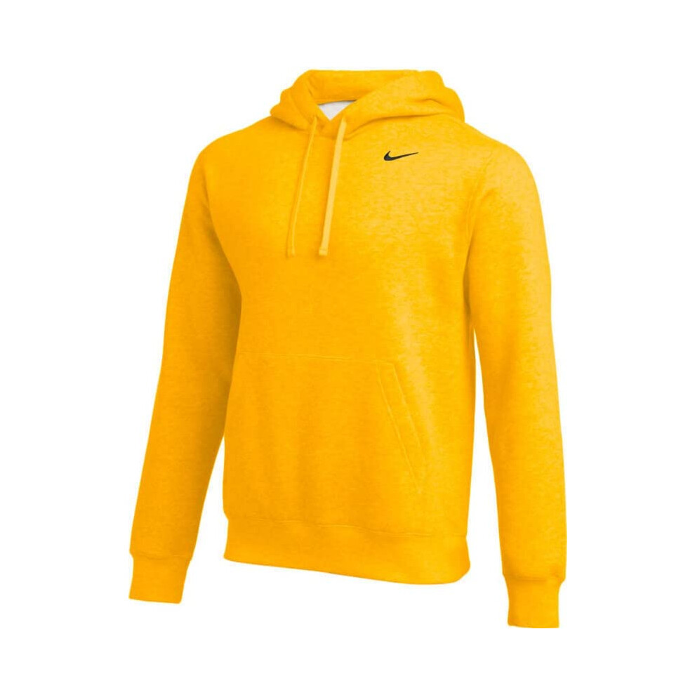 Nike Club Fleece Hoodie (Bright Gold  X-Large)