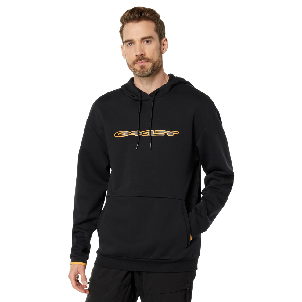 Oakley TC Stretch Logo Hoodie  Blackout  Small