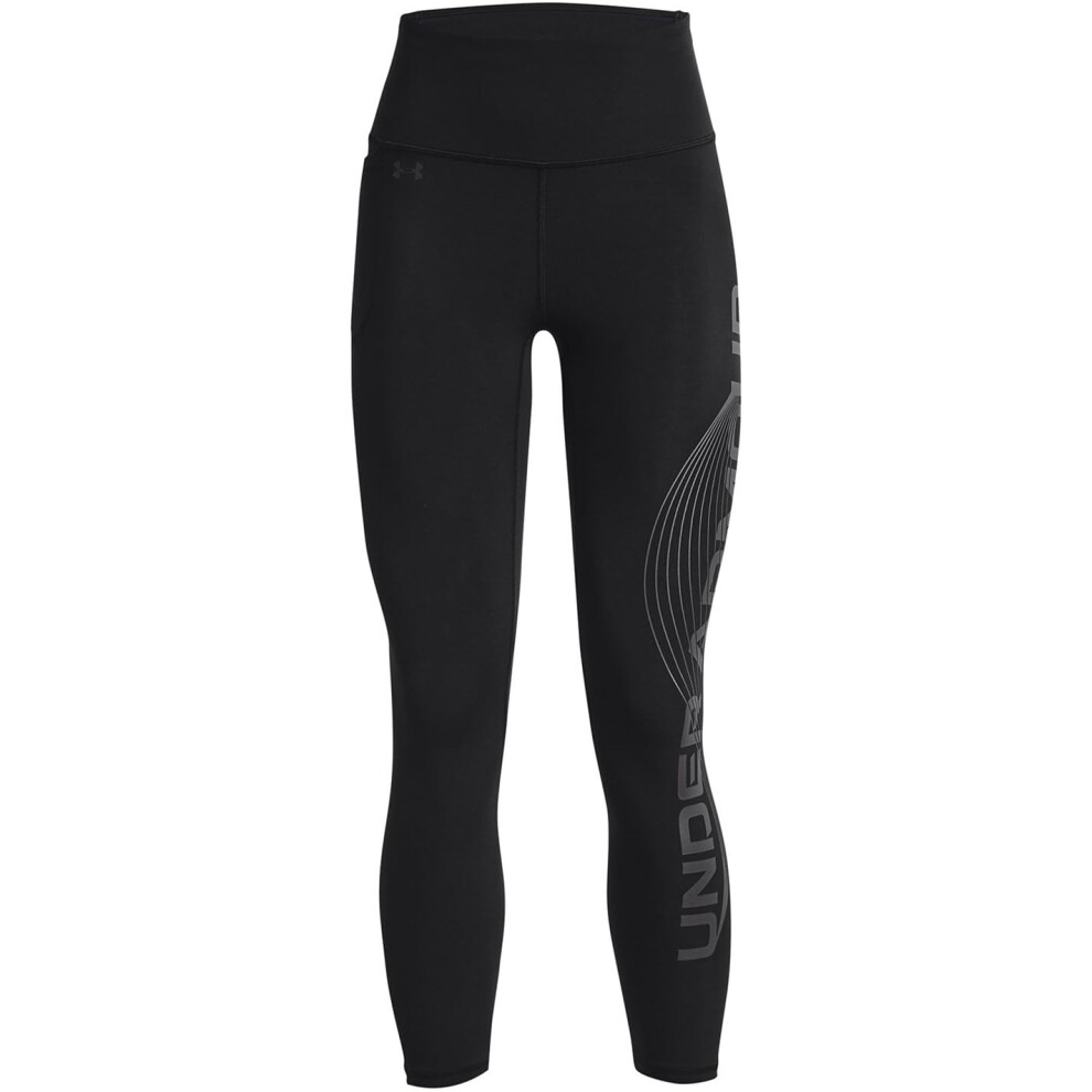 Under Armour Women's Motion Branded Ankle Leggings Black M