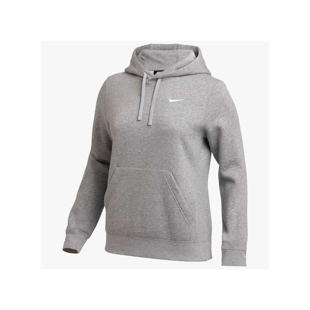 Nike Womens Pullover Fleece Hoodie (Grey  XXL)