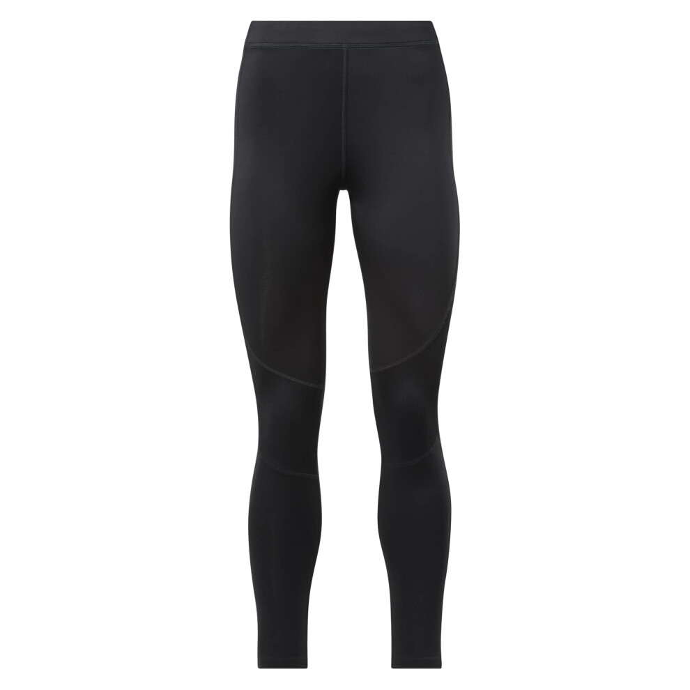 Reebok Women's Running Vector Tight Leggings  Night Black  M