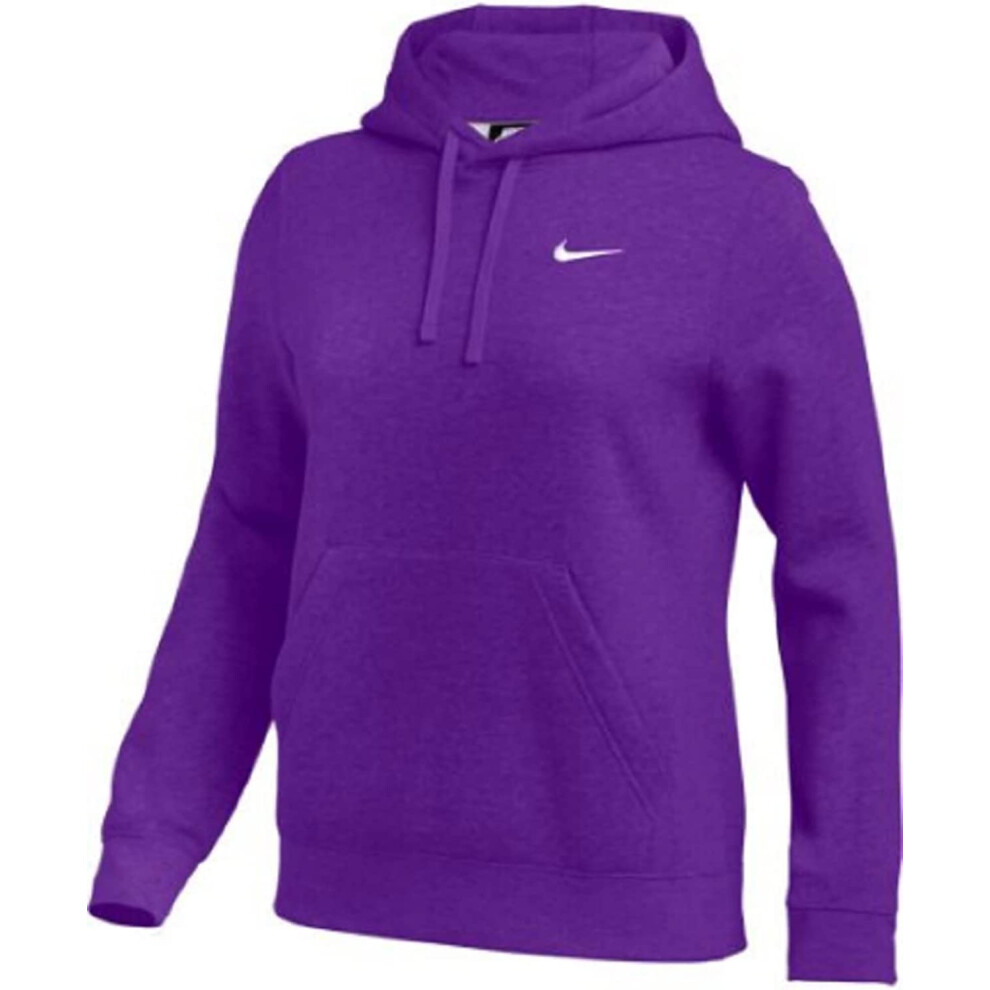 Nike Womens Pullover Fleece Hoodie (Purple  XX-Large)