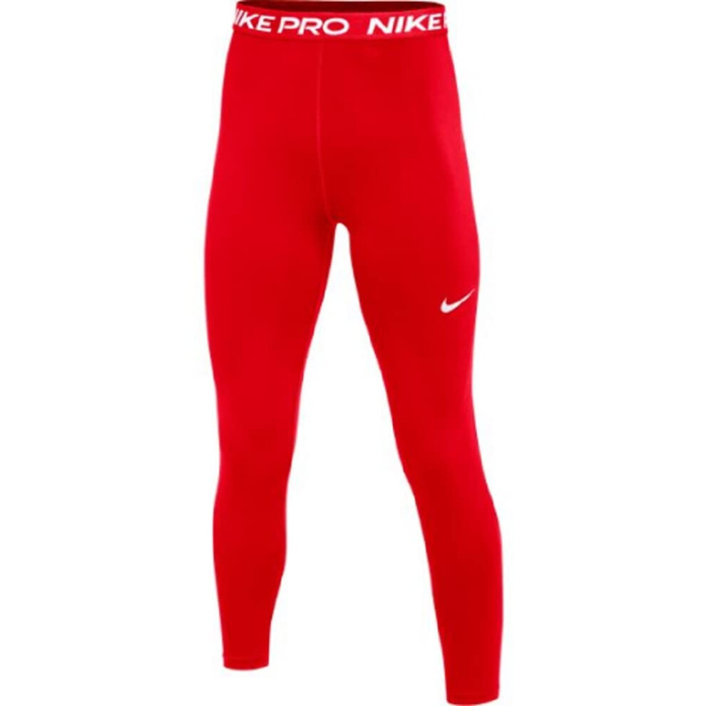 Nike Womens PRO 365 7/8-LENGTH Tights (Red  Small)