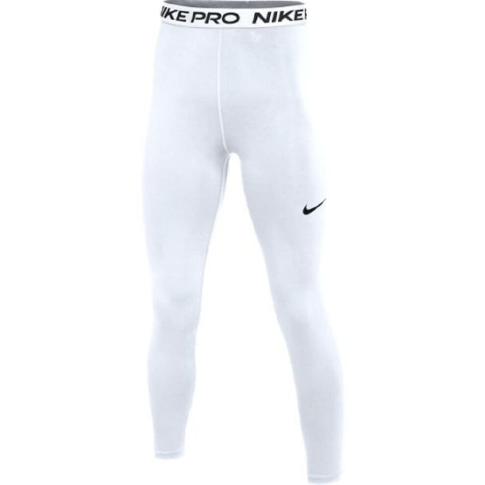 Nike Womens PRO 365 7/8-LENGTH Tights (White  Medium)