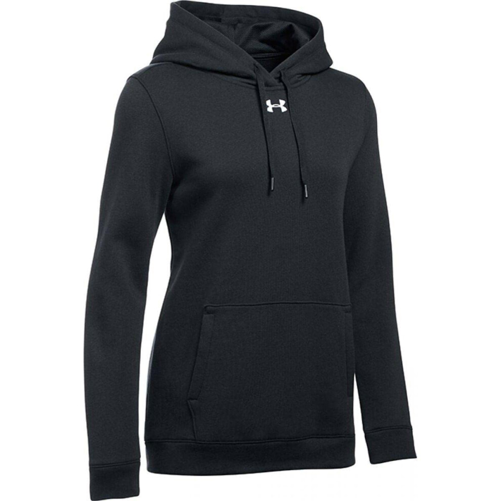 Under Armour Women's Hustle Hoodie Black | White MD