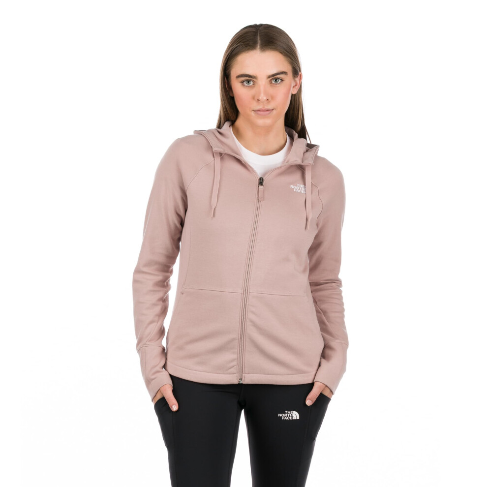 THE NORTH FACE Women's Eco Ridge Reardon Full Zip Hoodie  Pink Moss  X