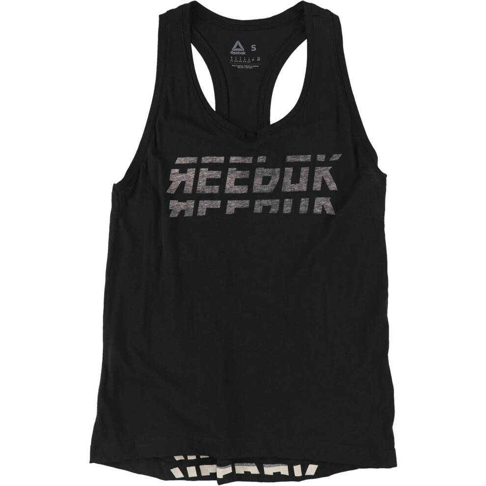 Reebok Workout Ready Graphic Tank  Black  Small