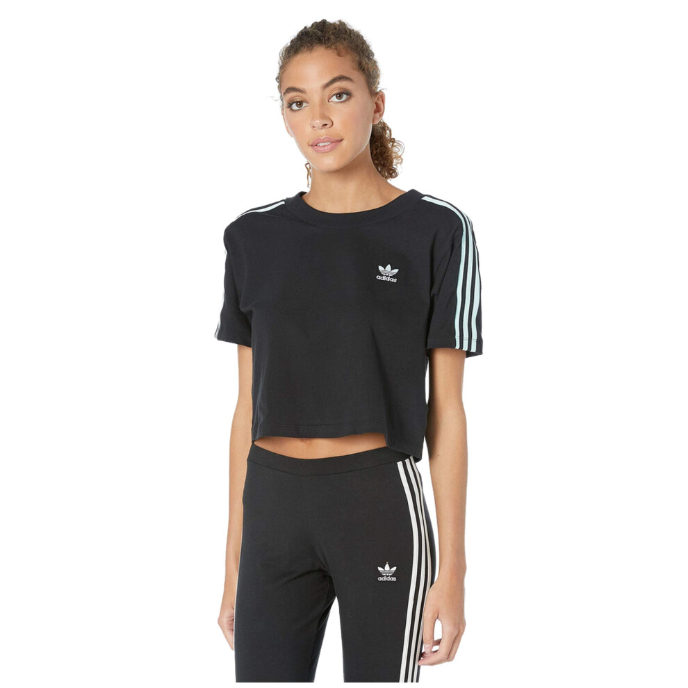 adidas Originals Women's Cropped Tee  black  Small