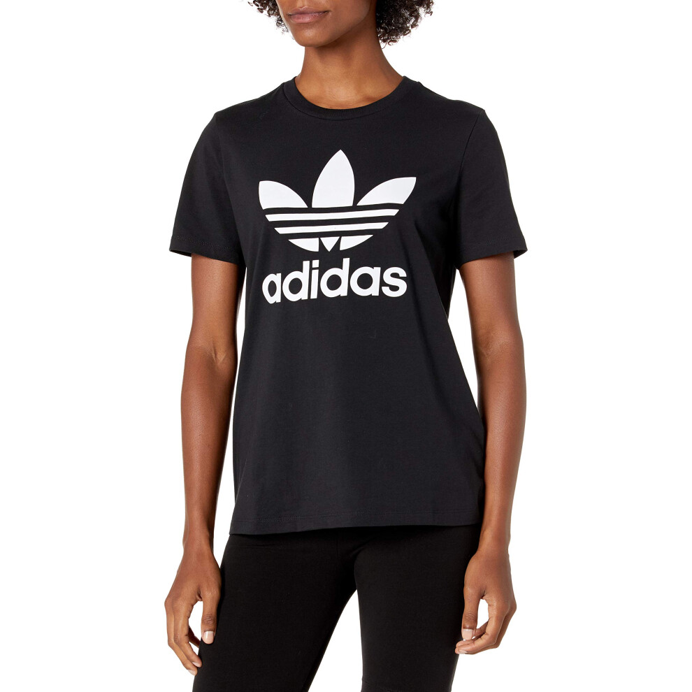 adidas Originals Women's Trefoil T-Shirt  Black/White  S