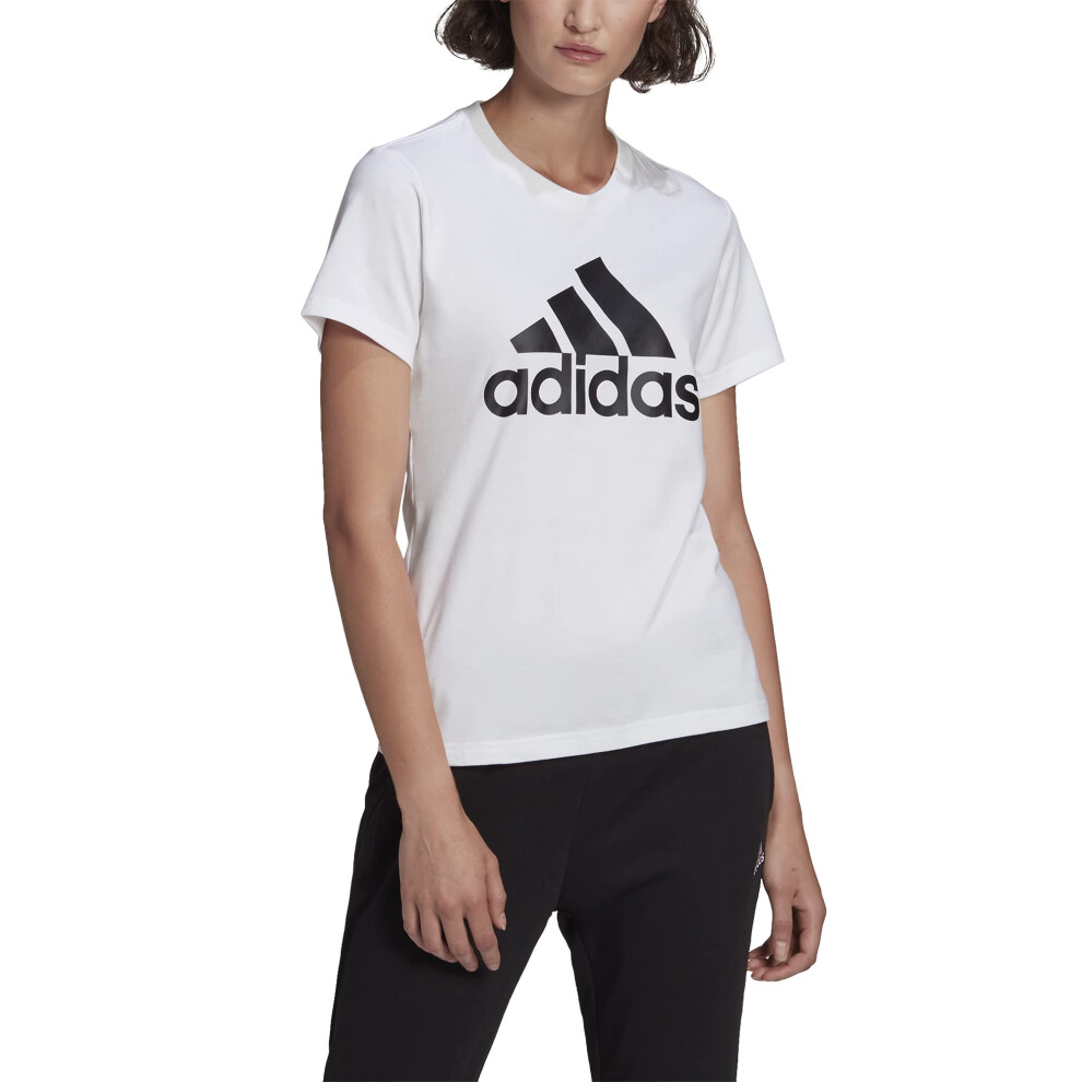 adidas Women's Essentials Logo Tee  White/Black  XX-Large