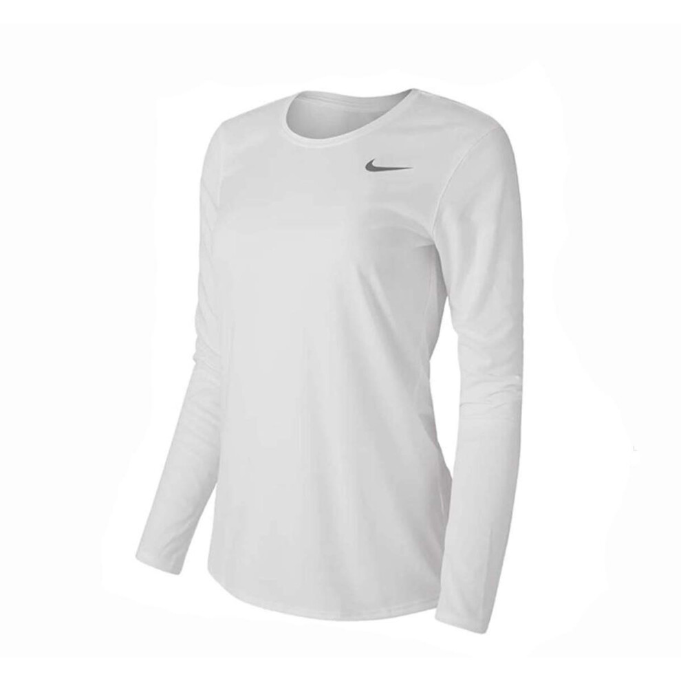 Nike Women's Legend L/S T SP20 TOP - White/White/Cool Grey