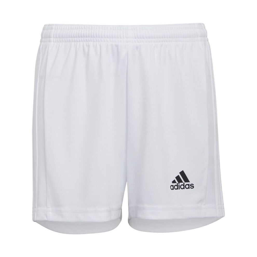 adidas girls Squadra 21 Shorts  White/White  X-Small US