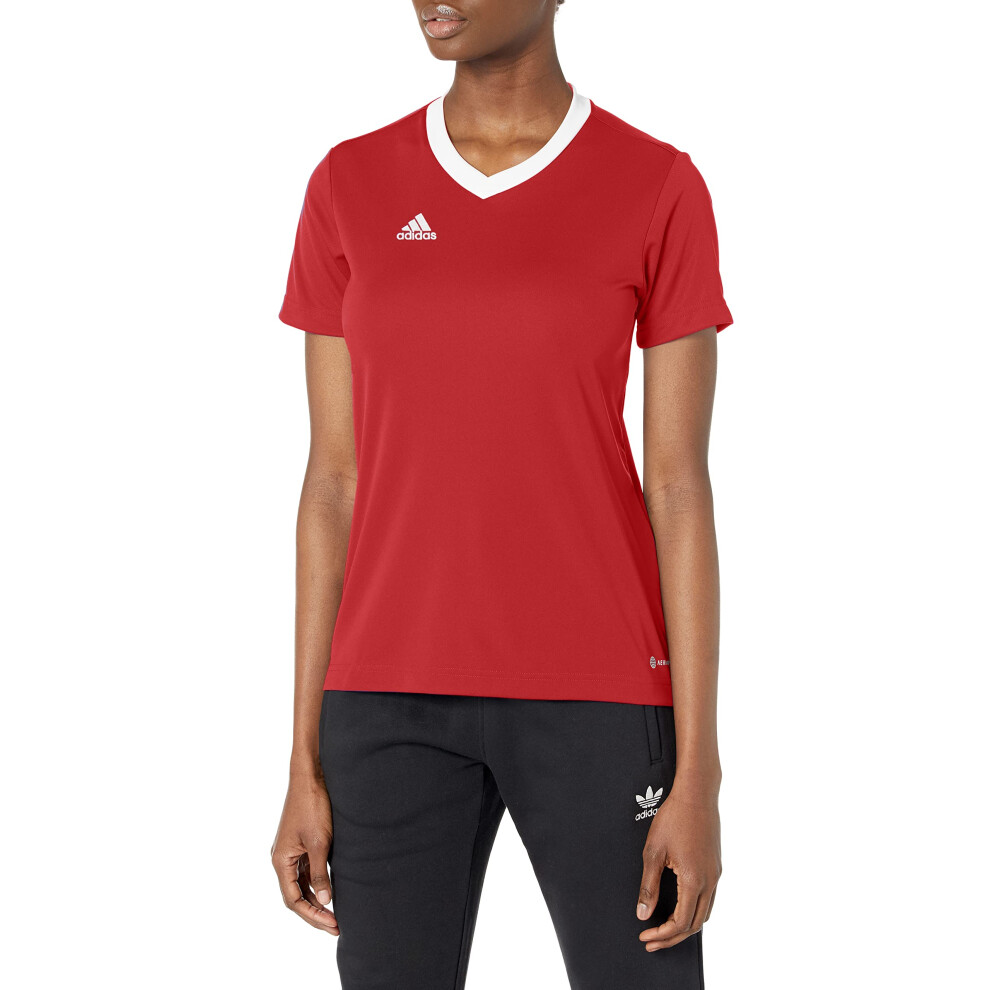 adidas Women's Entrada 22 Jersey  Team Power Red  Small