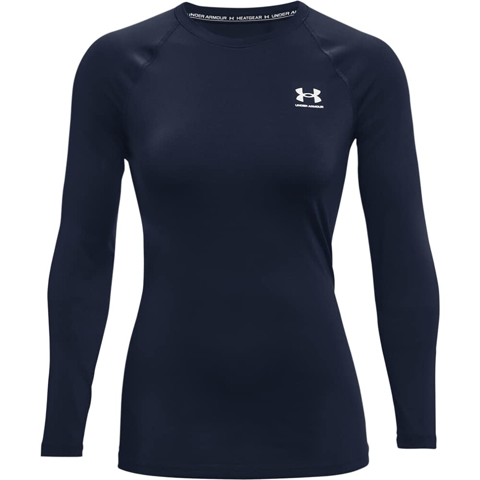 Under Armour Women's HeatGear Compression Long-Sleeve T-Shirt  Midnigh