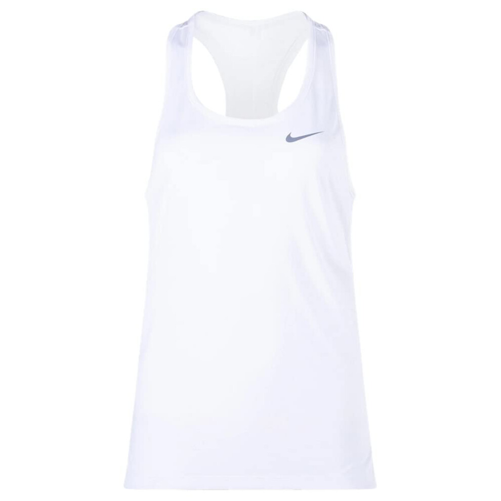 Nike Womens Yoga Layer Tank (White  Small)