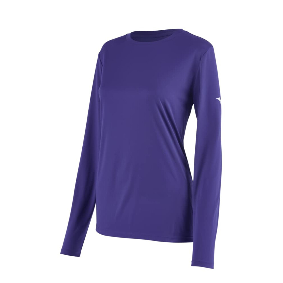 Mizuno Women's Standard NXT Long Sleeve Tee  Purple  Medium