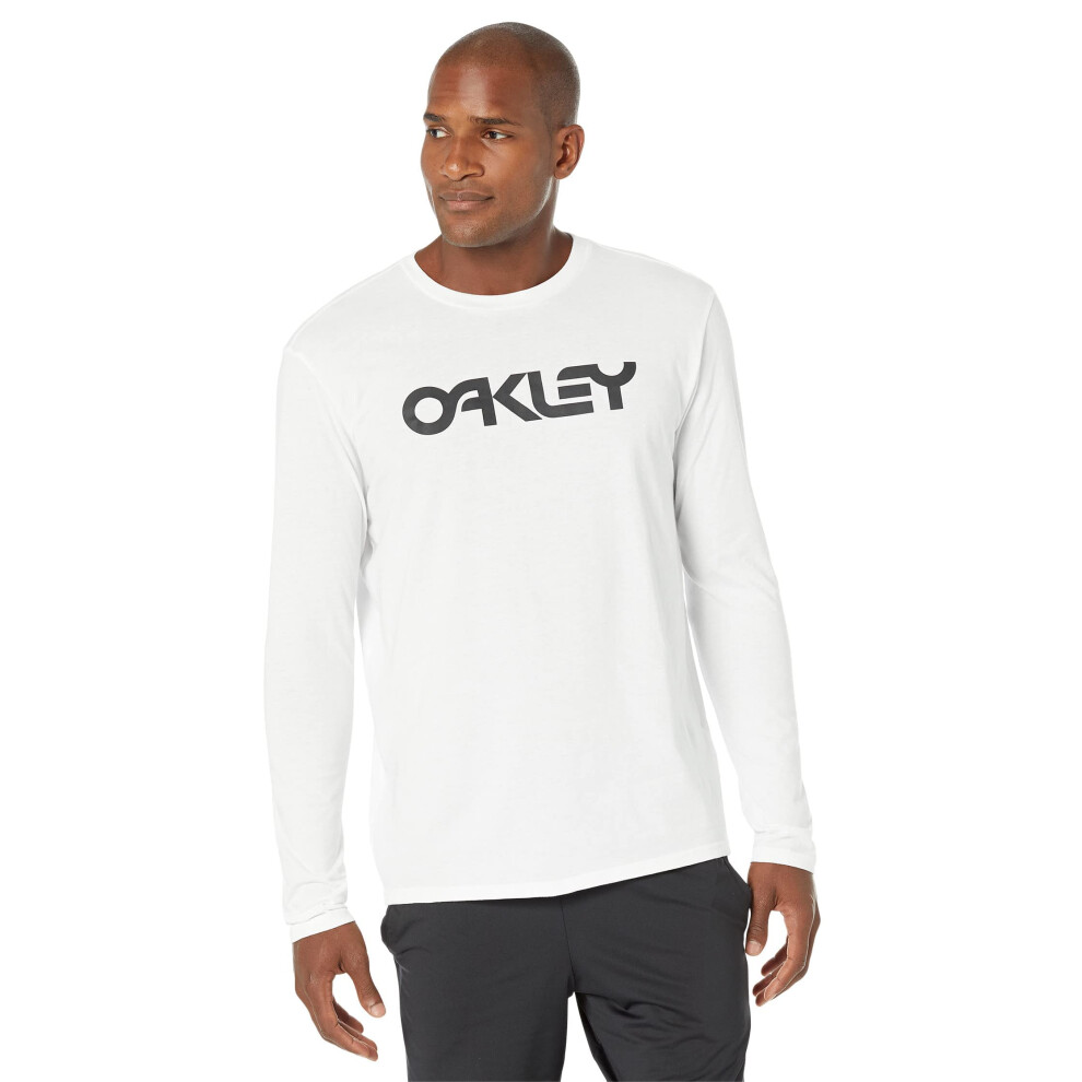 Oakley Mark II Long Sleeve Tee 2.0  White/Black  X-Small