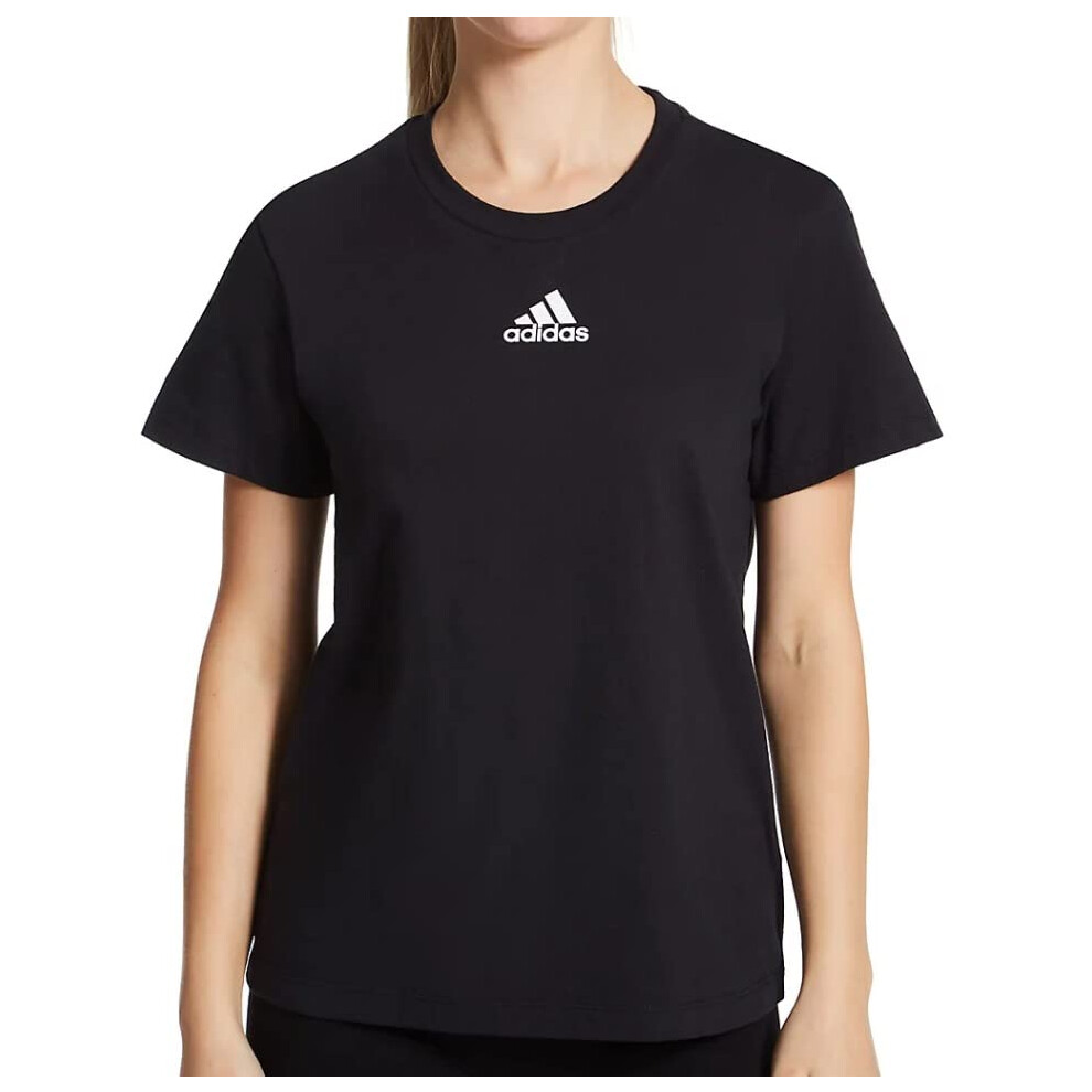 adidas Women's Fresh BOS Short Sleeve T-Shirt - Relaxed Fit Wide Crew