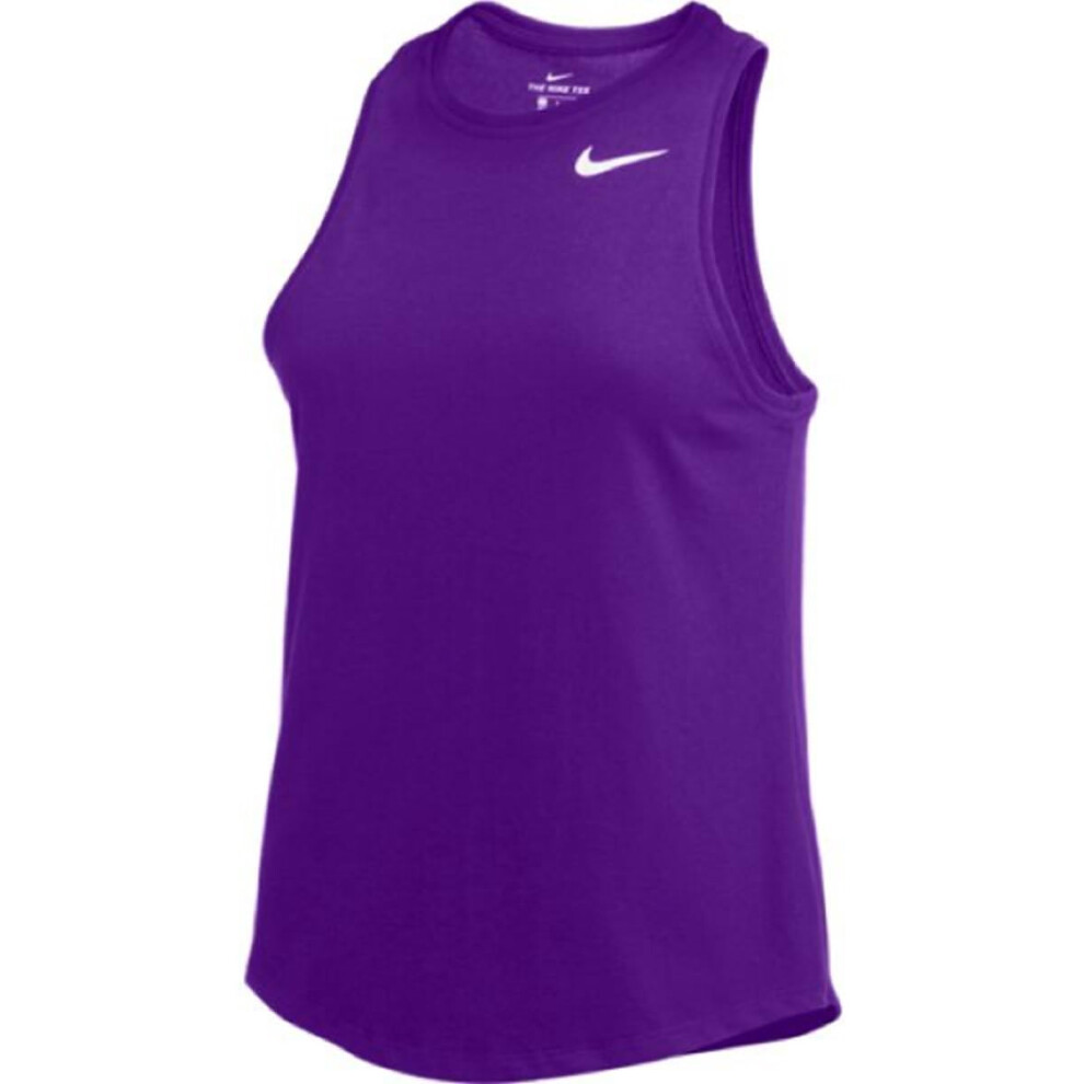 Nike Womens Dry High Neck Tank Top (as1  Alpha  l  Regular  Regular  P