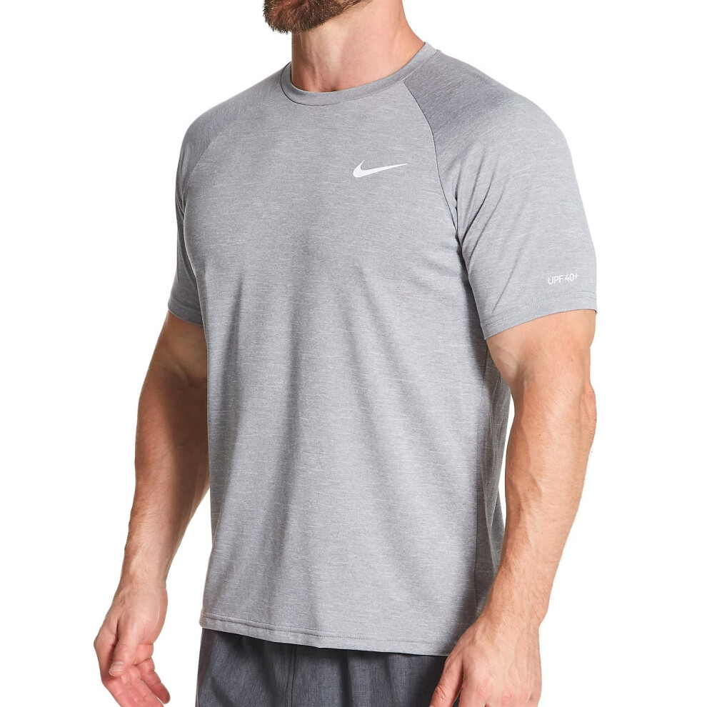 Nike Women's Standard Short Sleeve Hydrogu  Particle Grey  Medium