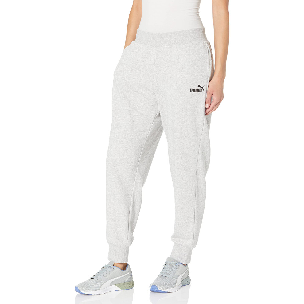 PUMA Women's Essentials Sweatpants  Light Gray Heather  X-Small