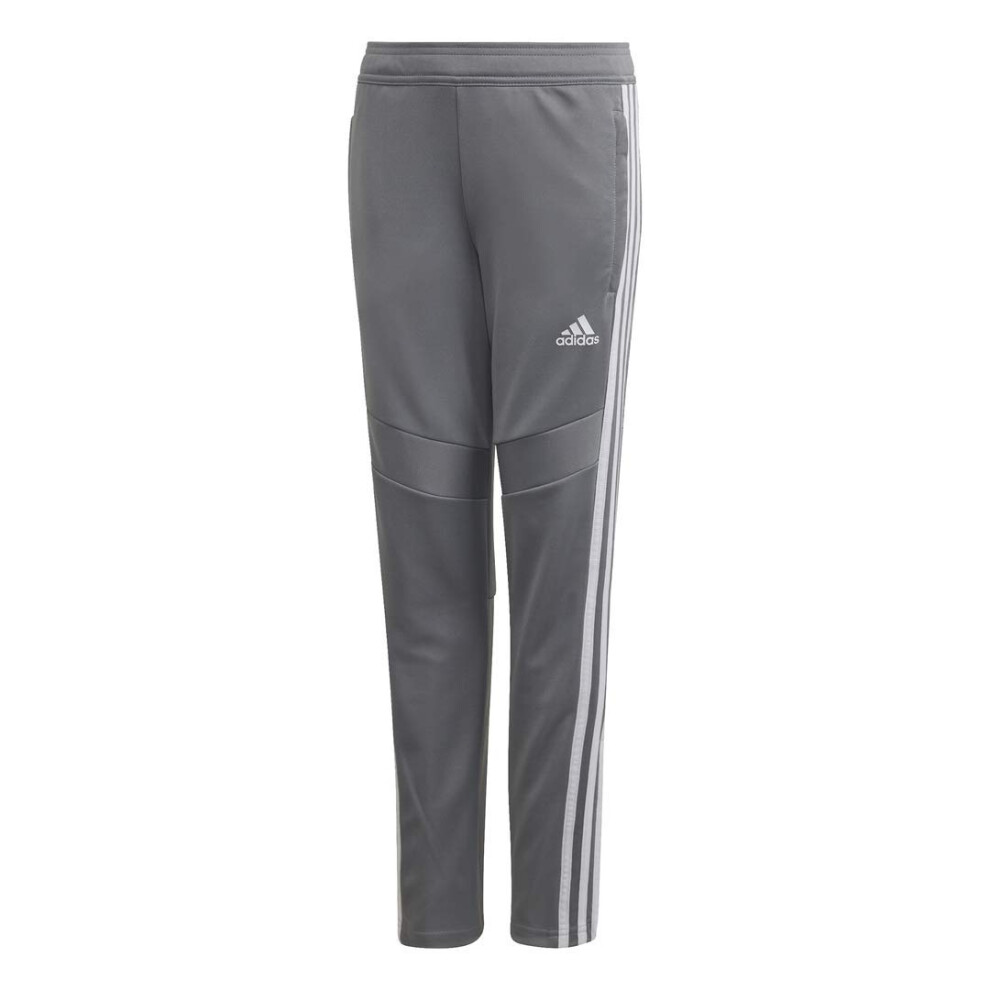 adidas Girls Tiro 19 Training Pants Grey/White Small