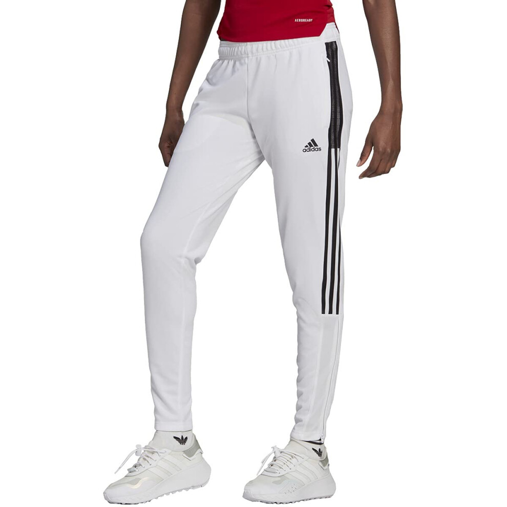 adidas Women's Tiro 21 Track Pants  White/Black  X-Small