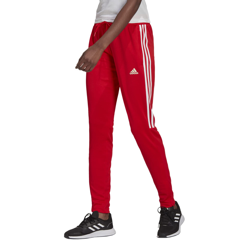 adidas Women's Aeroready Sereno Slim Tapered-Cut 3-Stripes Pants  Vivi