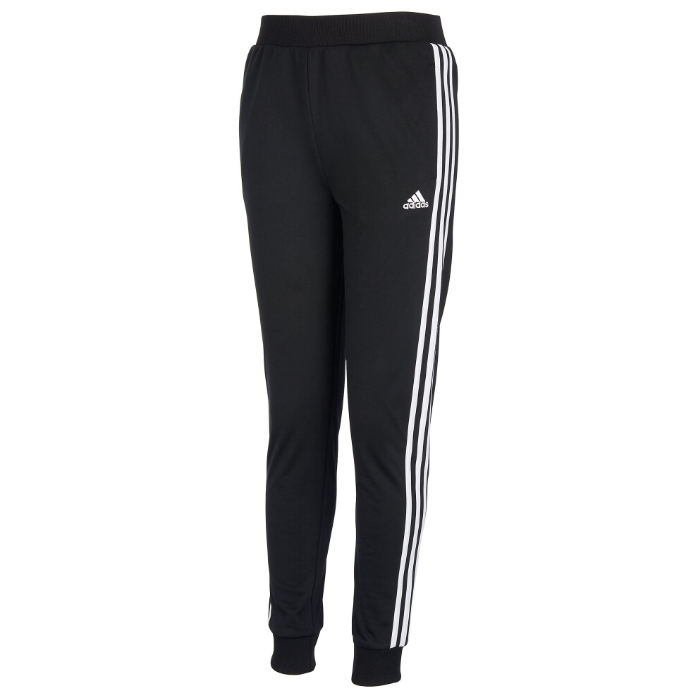 adidas Girls Size Tricot Joggers  Black  Large (14 Plus)