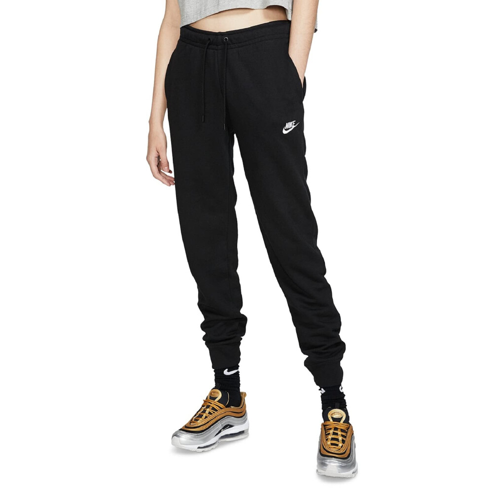 Nike Women's NSW Regular Pant Varsity  Black/Black/White  X-Small