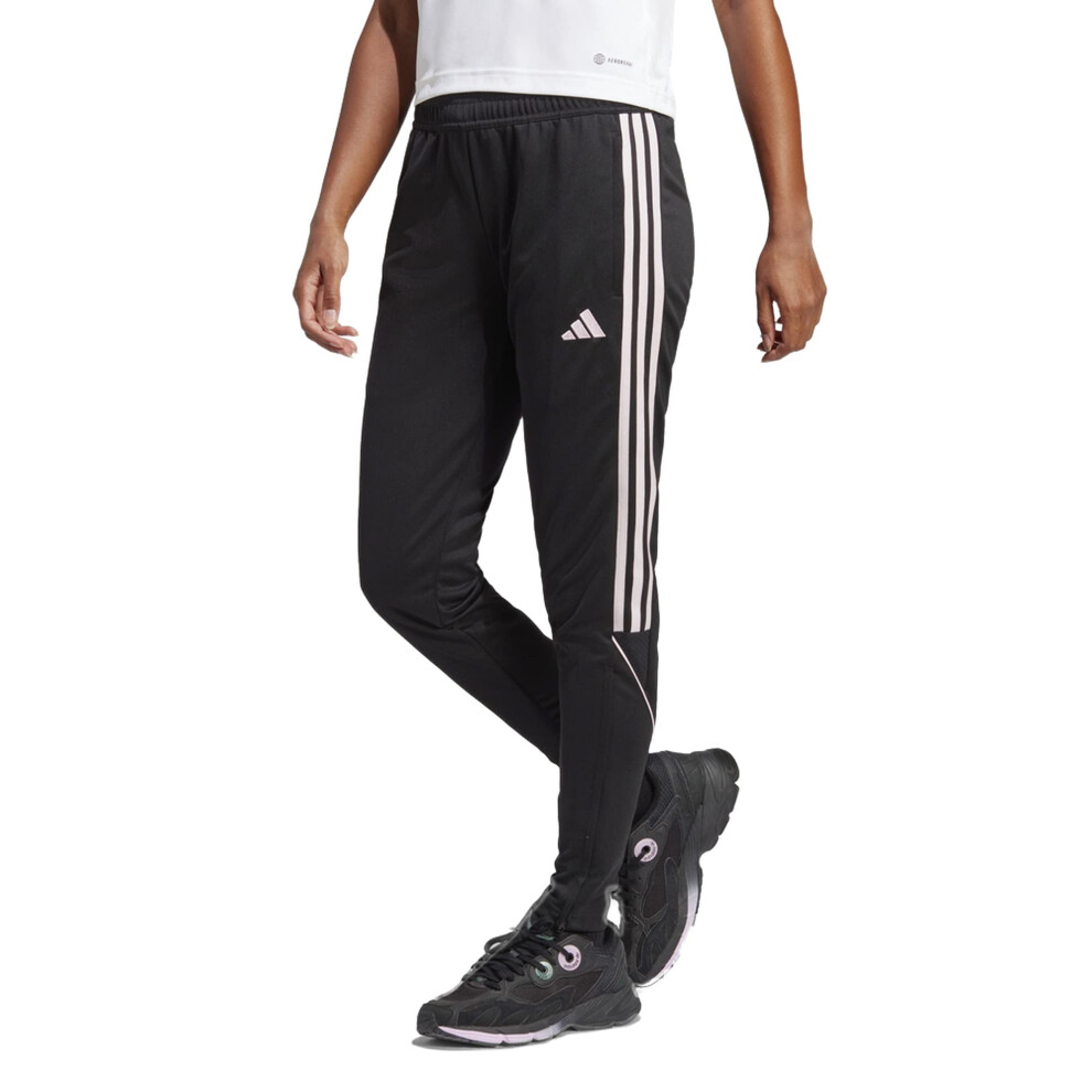 adidas Women's Tiro Pants  Black/Clear Pink  X-Large