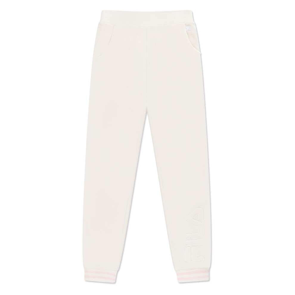 Fila Girls Velour Jogger Sweatpant White