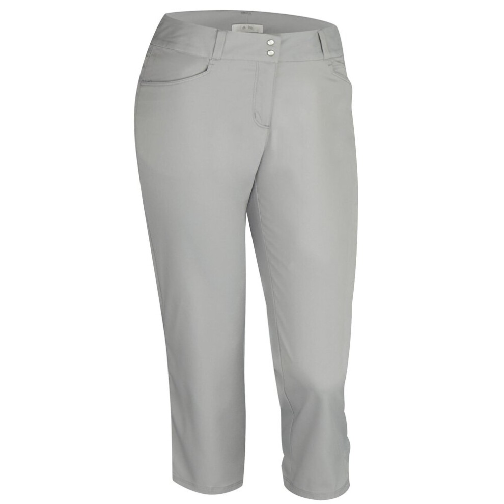 adidas Golf Women's Essentials Lightweight Capri Pant  CH Solid Grey