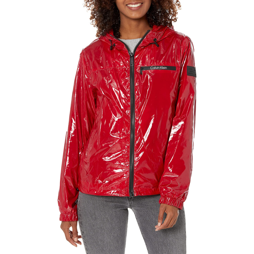 Calvin Klein Women's Lightweight Water Resistant Everyday Windbreaker