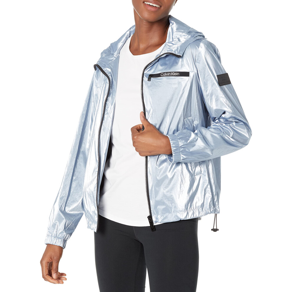 Calvin Klein Women's Lightweight Water Resistant Everyday Windbreaker