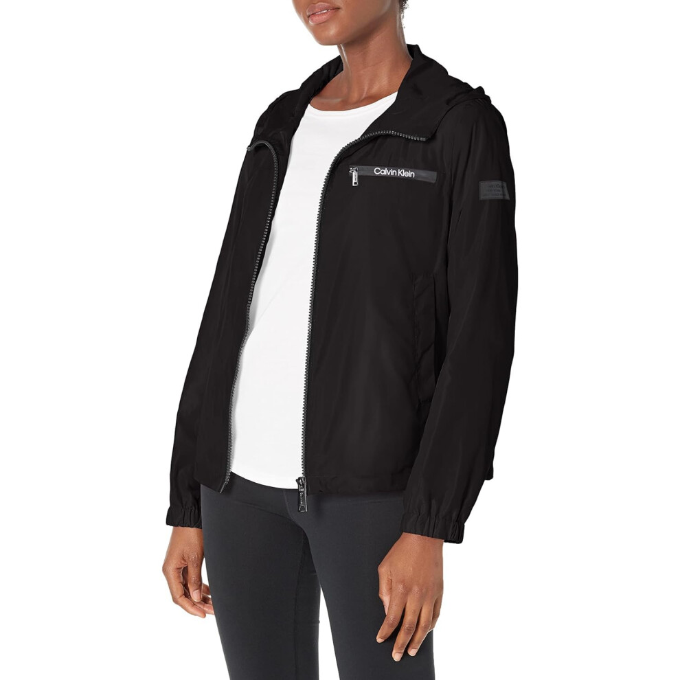 Calvin Klein Women's Lightweight Water Resistant Everyday Windbreaker