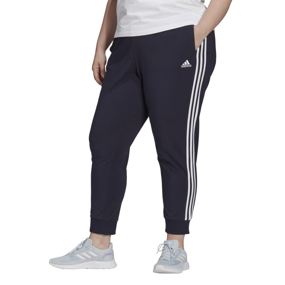 adidas Women's Standard Essentials 3-Stripes Pants  Legend Ink/White