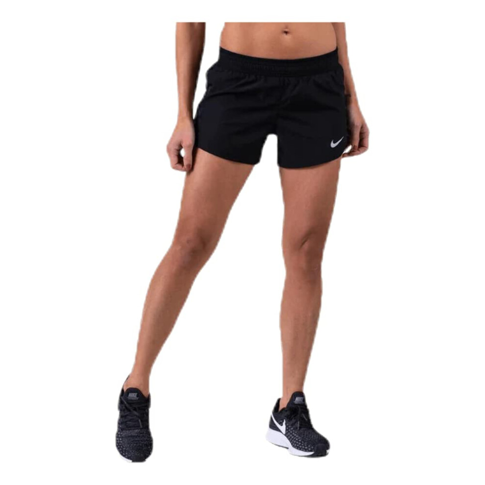 NIKE Women's 10K Running Shorts  Black/Black/Black/Wolf Grey  Medium