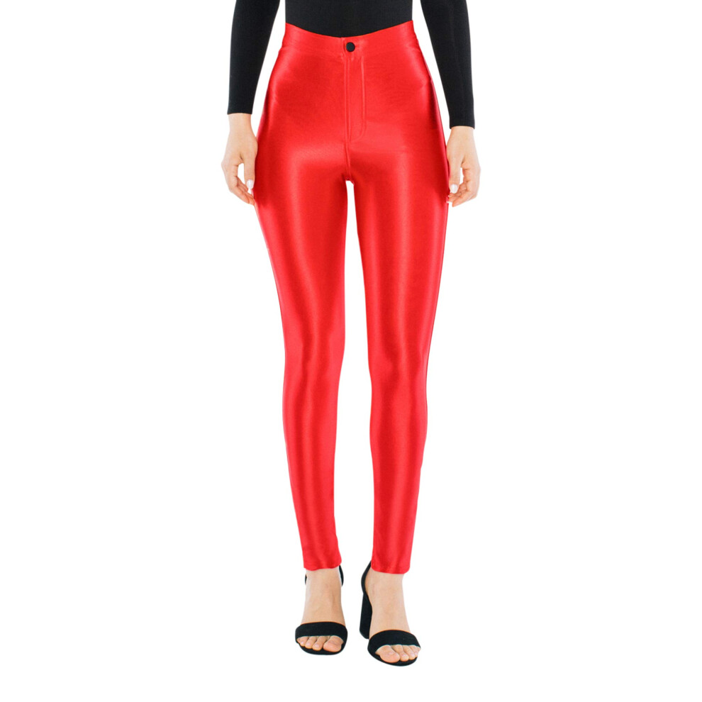 American Apparel Women's The Disco Pant  Red  X-Small