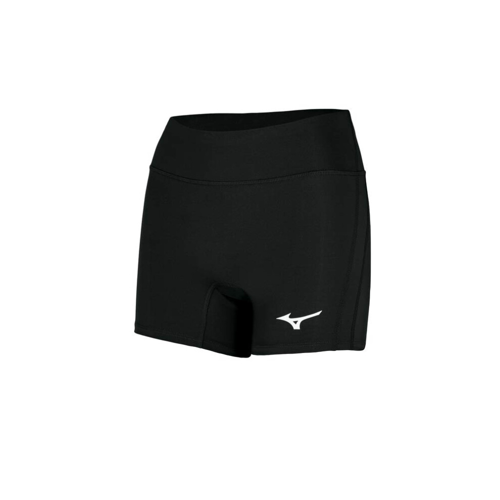 Mizuno Women's Elevated 4"" Inseam Volleyball Short  Black  Small