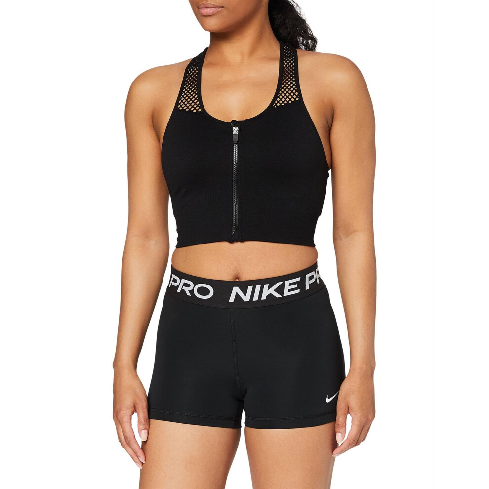 Nike Women's Pro 365 3in Shorts  Black/White  X-Large